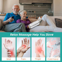 Load image into Gallery viewer, Electric Hand Massager with Heat and Compression Wireless Finger Massager for Arthritis Pain Relief and Carpal Tunnel Relax
