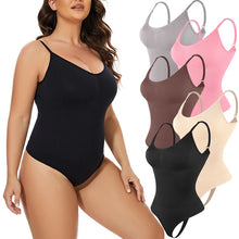 Load image into Gallery viewer, Thongs Bodysuit Shapewear Women Tummy Control Body Shaper Camisole Tank Top Seamless Slimming Waist Trainer Underwear
