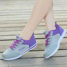 Load image into Gallery viewer, Women Sneakers Fashion Lace Up Shoes Woman Sneakers Flat Shoes
