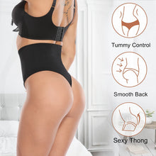 Load image into Gallery viewer, Tummy Control Thong Shapewear for Women Seamless Shaping Thong Panties Smooth Body Shaper Invisible Underwear
