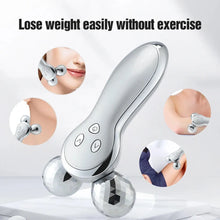 Load image into Gallery viewer, 3D Roller V Face Lifting Massager Micro Current Skin Firming Wrinkle Removal Device Facial Body Slimming Shaping Massage Machine
