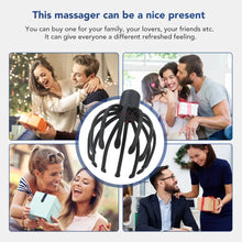 Load image into Gallery viewer, Electric Octopus Claw Scalp Massager Stress Relief Therapeutic Head Scratcher Stress Relief and Hair Stimulation Hands-Free USB
