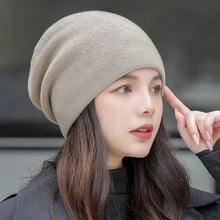 Load image into Gallery viewer, Autumn Winter Fashion Knitted Hat Solid Color Warm Beanies For Men Women Hip Hop Pullover Caps Casual Women&#39;s Hats
