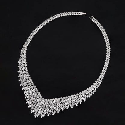 4pcs Bridal Jewelry Sets New Fashion Dubai Jewelry Set For Women Wedding Party Accessories Design