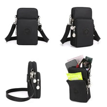 Load image into Gallery viewer, New Women Mobile Phone Bag Nylon Cell Phone Bag Coin Purse Strap Shoulder Bag Small Crossbody Bags
