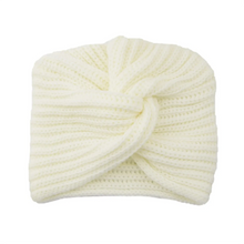 Load image into Gallery viewer, Women&#39;s Knitted Turban Hat Bohemia Cashmere Cross Wrap Head Lndian  Wool   Bonnet Turbante Cap
