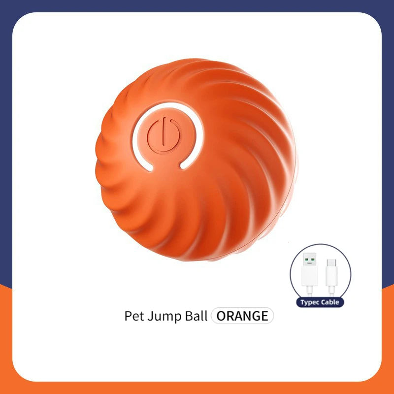 Smart Dog-Cat Toy Ball Electronic Interactive Pet Toy Moving Ball USB Automatic Moving Bouncing for Puppy Birthday Gift Cat Products