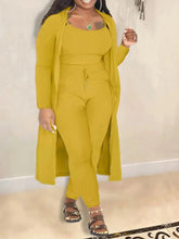 Load image into Gallery viewer, Plus Size Three pieces sets casual women&#39;s clothing matching suit
