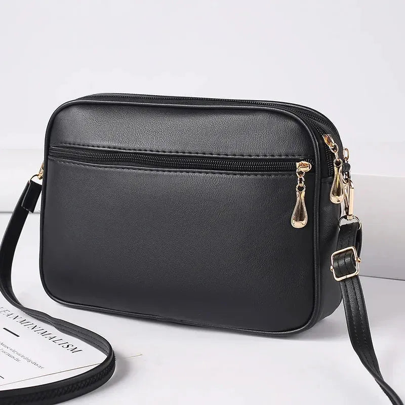 Women's One Shoulder Small Square Handbag New Cross Border Foreign Trade Lingge PU Crossbody Versatile Small Messenger Bag - Shop & Buy