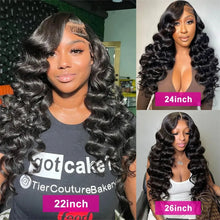 Load image into Gallery viewer, 10-26 Inchs Loose Wave Bundles Human Hair No Closure 3 PCS Brazilian Human Hair Extensions Weave Hair
