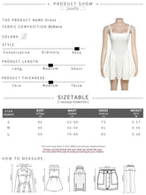 Load image into Gallery viewer, Women New White Sweet &amp;High Streetwear Backless Halter Strap Bowknot A-line Dresses Chic Sweet Hot Party Mini Dress
