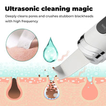 Load image into Gallery viewer, Ultrasonic Skin Scrubber Scrubber Deep Vibrate Facial Cleaner Shovel Face Scrubber Peeling Black Head Remover Facial Massager
