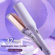 Load image into Gallery viewer, Hair Curling Iron 32mm Deep Wave Hair Curler 4 Temperature Adjustable Fast Heating Crimping Iron Styler
