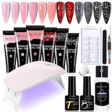 Load image into Gallery viewer, Nail Gel Set 6W LED Lamp Full Manicure Set Vernis Semi Permanent Quick Extension Nail Kit Gel Set For Nails Tool Kit
