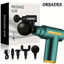 Load image into Gallery viewer, Portable Fascia Gun Tap Massager Body Back and Neck Leg 6 Speed USB Charging Handheld Tap Massager
