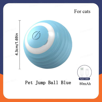 Automatic Moving Bounce Rolling Ball Dog Toy USB Smarts Puppy Interactive Dog Chew Toy Ball Dogs Accessories Pet Toys Home Cats