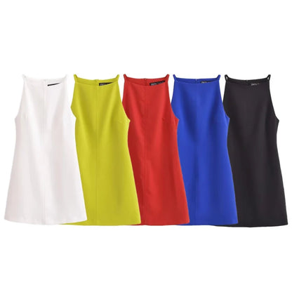 Fashion Summer Dresses Womens Dresses Bodycon Sleeveless Mini Dress