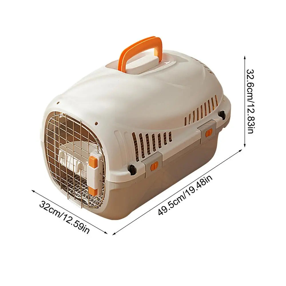 Pet Air Case Portable Pets Cage Outdoor Travel Car Consignment Case Aircraft Air Transport Box Suitable For Kitten Puppy