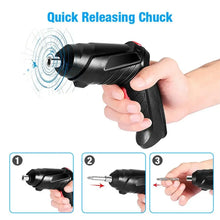 Load image into Gallery viewer, Cordless Electric Screwdriver Rechargeable Lithium Battery Mini Drill 3.6V Power Tools Set Household Maintenance Repair
