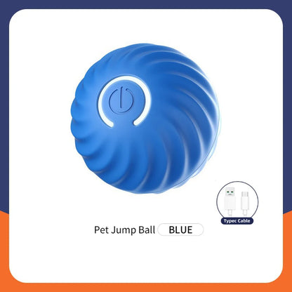 Smart Dog-Cat Toy Ball Electronic Interactive Pet Toy Moving Ball USB Automatic Moving Bouncing for Puppy Birthday Gift Cat Products