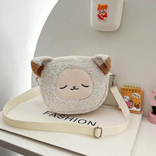 Load image into Gallery viewer, Style Kawaii Bag Women Cartoon Plush Shoulder Bag For Women Crossbody Bag Small Phone&amp;Purse Bag
