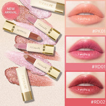 Load image into Gallery viewer, Glitter Lip Balm 8 Colors Shimmer Lips Plumper Moisturizing Lipstick Long Lasting Waterproof Lip Care
