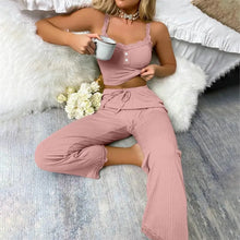 Load image into Gallery viewer, Women Pajama Set Women Casual Two-piece Set Women&#39;s Summer Pajamas Set
