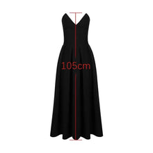 Load image into Gallery viewer, Black Elegant Wedding Events Dress Sexy Strapless Corset Dress
