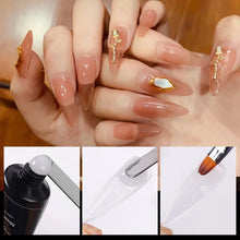 Load image into Gallery viewer, 15ml Poly Nail Gel Full Set For Extention Nail Glitter Solid Color Gel Polish Kit Set Acrylic Nail Art Design Beginner Kits
