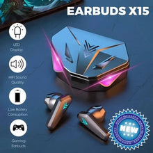 Load image into Gallery viewer, X15 TWS Wireless Earphone Bluetooth Headphone 65ms Low Latency Earbud Esport Gaming Headset Gamer with Mic
