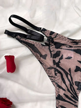 Load image into Gallery viewer, Zebra Mesh Sensual Lingerie Two Pieces Sets Strap Backless Bra+Mini Briefs
