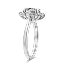 Load image into Gallery viewer, 2ct Moissanite Engagement Rings For Women Round Cut VVS1 D Color 925 Sterling Silver
