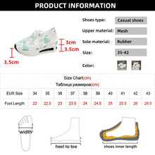 Load image into Gallery viewer, Fashion Embroidery Loafers Shoes for Women Summer Breathable Mesh Platform Sneakers
