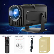 Load image into Gallery viewer, 4K Android 11 Projector Native 1080P 390ANSI HY320 Dual Wifi6 BT5.0 1920*1080P Cinema portable Projetor
