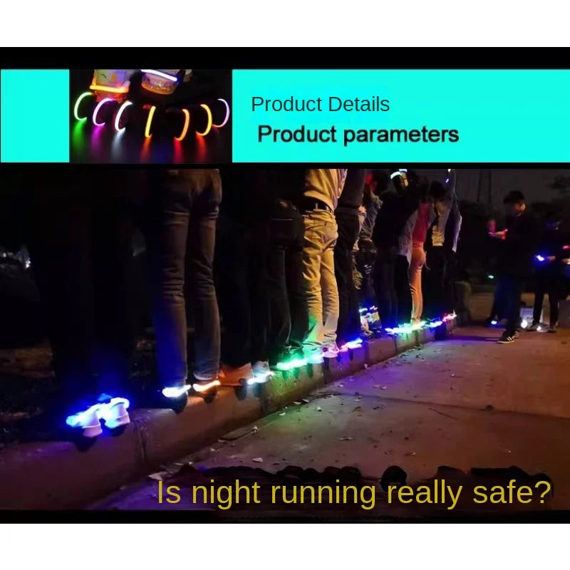 Shoe Clip Light Outdoor Night Running and Cycling Safety Warning Shoe Light LED Flash Shoe Clip Light 5