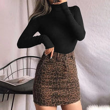 Load image into Gallery viewer, Long Sleeve Turtle Neck Tops Bodysuit Women Autumn Clothes Jumpsuit Stretchy Layer Top Black Red Slim Fit Club Overalls Playsuit
