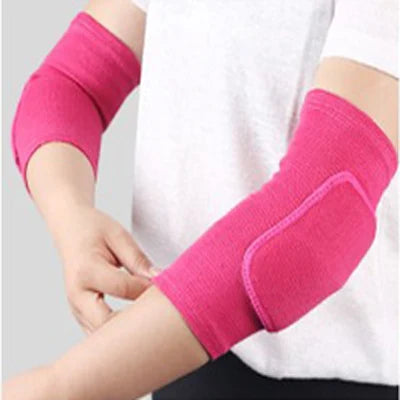 Elastic Elbow Pads Thickened Sponge Elbow Knee Protectors Guard Basketball Volleyball Sport Arm Sleeve Pad Adults Children