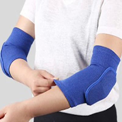 Elastic Elbow Pads Thickened Sponge Elbow Knee Protectors Guard Basketball Volleyball Sport Arm Sleeve Pad Adults Children