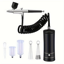 Load image into Gallery viewer, Airbrush With Compressor Portable Airbrush For Nails Cake Tattoo Makeup Paint Air Spray Gun Oxygen Injector Air Brush Kit - Shop &amp; Buy
