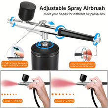Load image into Gallery viewer, Airbrush With Compressor Portable Airbrush For Nails Cake Tattoo Makeup Paint Air Spray Gun Oxygen Injector Air Brush Kit - Shop &amp; Buy
