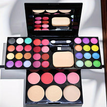 Load image into Gallery viewer, All-in-One 39 Color Makeup Kit - Eyeshadows, Blushes, Powders, Lip Glosses with Brushes and Mirror - Shop &amp; Buy
