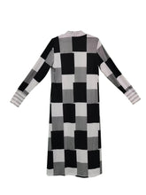 Load image into Gallery viewer, All-Season Chic Geometric Print Cardigan - Elegant, Durable Knit with Easy-Care Elasticity - Shop &amp; Buy
