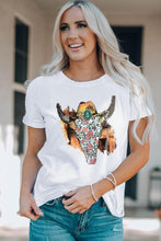 Load image into Gallery viewer, Animal Graphic Round Neck Tee - Shop &amp; Buy
