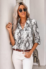 Load image into Gallery viewer, Animal Print Pocketed Button Down Top - Shop &amp; Buy
