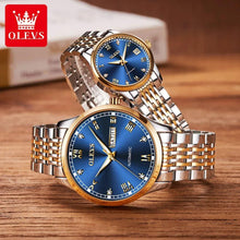 Load image into Gallery viewer, Automatic Mechanical Watch for Couple Original Business Waterproof Stainless steel Wristwatch His and Hers Watch Sets - Shop &amp; Buy
