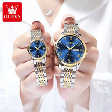 Load image into Gallery viewer, Automatic Mechanical Watch for Couple Original Business Waterproof Stainless steel Wristwatch His and Hers Watch Sets - Shop &amp; Buy
