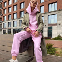 Load image into Gallery viewer, Autumn Winter Women Two Piece Set Women&#39;s Tracksuit Oversized Hoodie+Sweatpants Casual Sport Suit - Shop &amp; Buy