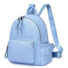Load image into Gallery viewer, Baby Blue Mini Backpack Purse,Vaschy Faux Leather Small Backpack for Women cute backpack bag pack PU leather - Shop &amp; Buy
