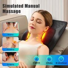 Load image into Gallery viewer, Back Massager, Neck Massager With Heat, 3D Kneading Massage Pillow, Suitable For Neck And Back - Shop &amp; Buy
