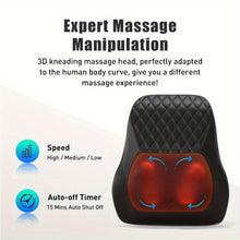 Load image into Gallery viewer, Back Massager, Neck Massager With Heat, 3D Kneading Massage Pillow, Suitable For Neck And Back - Shop &amp; Buy
